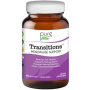 Transitions, Herbs for Menopause, 60 Vegetarian Capsules, Pure Essence Labs