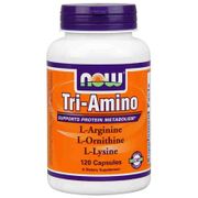 Tri-Amino Arginine / Ornithine / Lysine 120 Caps, NOW Foods