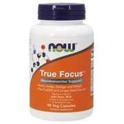 True Focus, Amino Acids, Ginkgo & DMAE, 90 Veg Capsules, NOW Foods