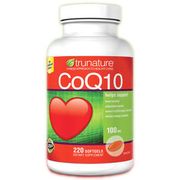 TruNature CoQ10 100 mg (Co-Q10, Coenzyme Q10), 220 Softgels
