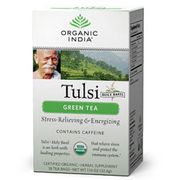 Tulsi Green Tea, 18 Tea Bags, Organic India
