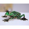 Tummy Frog Gilt Jewelry Gift Box with Fine Crystals
