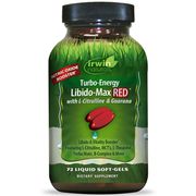 Turbo-Energy Libido-Max RED, 72 Liquid Soft-Gels, Irwin Naturals