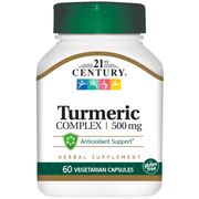 Turmeric Complex 500 mg, 60 Vegetarian Capsules, 21st Century HealthCare