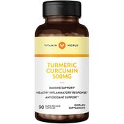 Turmeric Curcumin 500 mg, 90 Rapid Release Capsules, Vitamin World