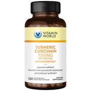 Turmeric Curcumin with Bioperine, 120 Rapid Release Vegetarian Capsules, Vitamin World