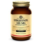 Ubiquinol 100 mg (Reduced CoQ-10), 50 Softgels, Solgar