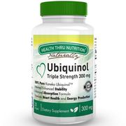 Ubiquinol CoQ10 300 mg, Value Size, 60 Softgels, Health Thru Nutrition