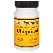 Ubiquinol (Kaneka QH) 100 mg, 30 SoftGels, Healthy Origins