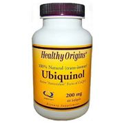 Ubiquinol (Kaneka QH) 200 mg, 60 SoftGels, Healthy Origins