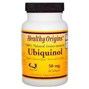 Ubiquinol (Kaneka QH) 50 mg, 60 SoftGels, Healthy Origins