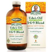 Udo's Choice Oil High Lignan 3-6-9 Blend, 17 oz, Flora Health