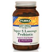 Udo's Choice Super 5 Probiotic,, 60 Lozenges, Flora Health