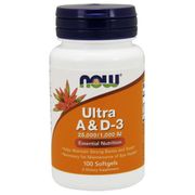 Ultra A & D 25000/1000, 100 Softgels, NOW Foods
