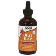 Ultra B-12 Liquid, with Vitamin B-Complex, 4 oz, NOW Foods