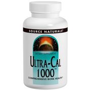 Ultra-Cal 1000, Comprehensive Bone Health, 60 Capsules, Source Naturals