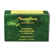 Ultra-Sensitive Bar Soap, Cornmeal/Honey, For Combination Skin, Neem Aura