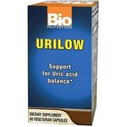 Urilow, Support for Uric Acid Balance, 60 Vegetarian Capsules, Bio Nutrition Inc.