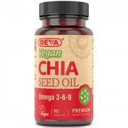 Vegan Chia Seed Oil, 90 Vegan Caps, Deva Nutrition