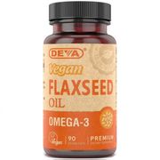 Vegan Flaxseed Oil, 90 Vegan Caps, Deva Nutrition
