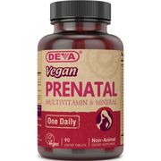 Vegan Prenatal Multivitamin & Mineral, 90 Tablets, Deva Nutrition