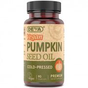 Vegan Pumpkin Seed Oil, 90 Vegan Caps, Deva Nutrition