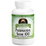 Vegan True Phosphatidyl Serine 100, 30 Vegetarian Capsules, Source Naturals