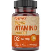 Vegan Vitamin D 2400 IU, 90 Tablets, Deva Nutrition