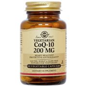 Vegetarian CoQ-10 200 mg, 60 Vegetable Capsules, Solgar