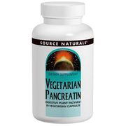 Vegetarian Pancreatin 475 mg, 60 Capsules, Source Naturals