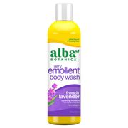 Very Emollient Body Wash, French Lavender, 12 oz, Alba Botanica