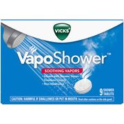 Vicks VapoShower, Shower Bomb, Aromatherapy Vapors, 9 Shower Tablets