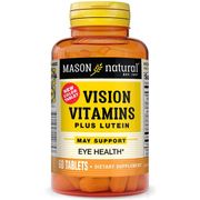 Vision Vitamins with Lutein, 60 Tablets, Mason Natural