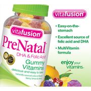 VitaFusion PreNatal Gummy Vitamins, 180 Gummies