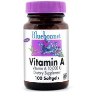 Vitamin A 10000 IU, 100 Softgels, Bluebonnet Nutrition