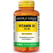 Vitamin B-1 250 mg, 100 Tablets, Mason Natural