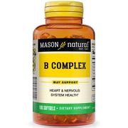 Vitamin B Complex, 100 Softgels, Mason Natural