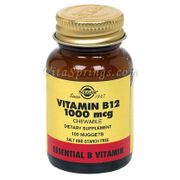 Vitamin B12 1000 mcg, 100 Nuggets, Solgar