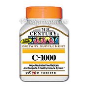 Vitamin C 1000 mg 110 Tablets, 21st Century Health Care