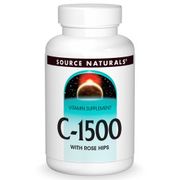 Vitamin C-1500 with Rose Hips, Value Size, 250 Tablets, Source Naturals