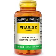 Vitamin C 500 mg, 100 Tablets, Mason Natural
