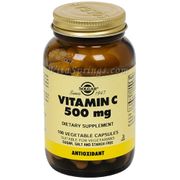 Vitamin C 500 mg, 100 Vegetable Capsules, Solgar