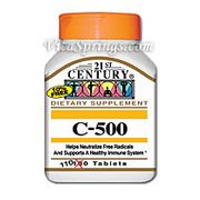Vitamin C 500 mg 110 Tablets, 21st Century Health Care