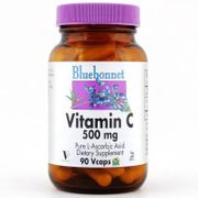 Vitamin C 500 mg, 180 Vcaps, Bluebonnet Nutrition