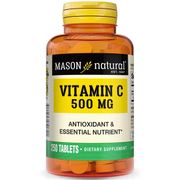 Vitamin C 500 mg, 250 Tablets, Mason Natural