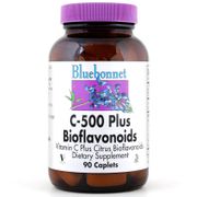 Vitamin C 500 mg Plus Bioflavonoids, 180 Caplets, Bluebonnet Nutrition