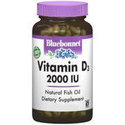 Vitamin D3 2000 IU, 100 Softgels, Bluebonnet Nutrition