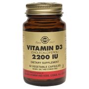 Vitamin D3 2200 IU (Cholecalciferol), 50 Vegetable Capsules, Solgar