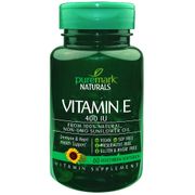Vitamin E 400 IU, 60 Vegetarian Softgels, PureMark Naturals
