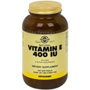 Vitamin E 400 IU Alpha, 250 Softgels, Solgar